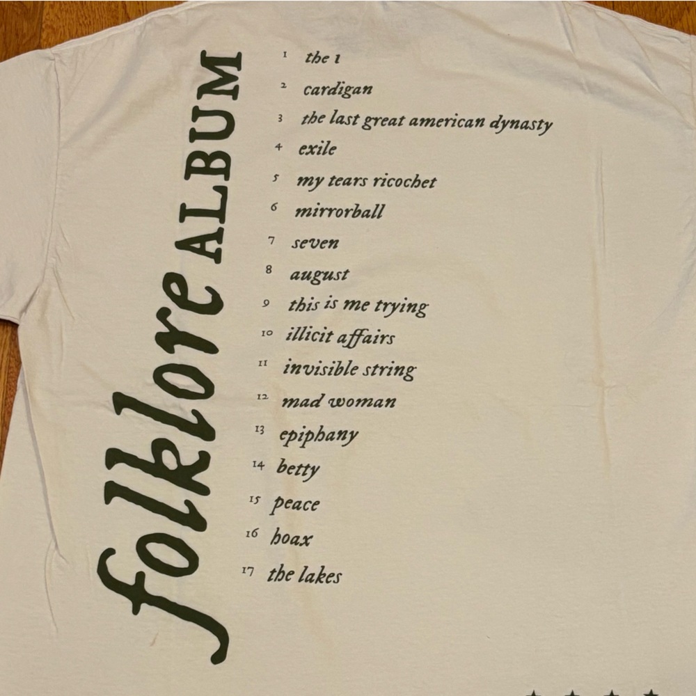 Taylor Swift Folklore Anniversary Collection UO Exclusive T-Shirt Dress - Picture 8 of 12